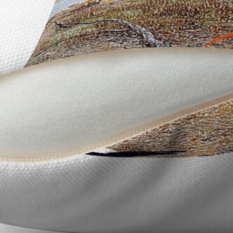 Alternate view of Oyster catchers Throw Pillow