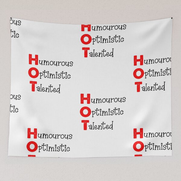 Item preview, I Am Hot Stuff, Optimistic And Talented designed and sold by SportyDogShop.