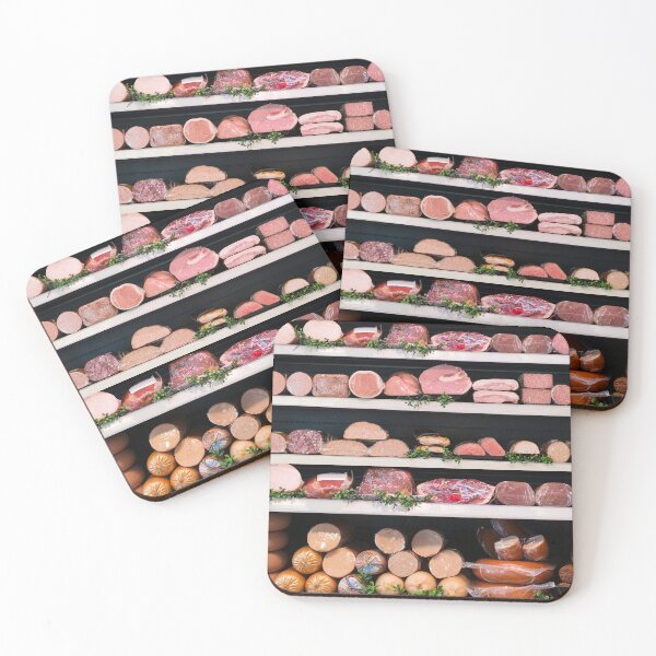 Item preview, Meat Galore Butcher Shop Meat Shelves - Meat Lover designed and sold by Cawaiico.