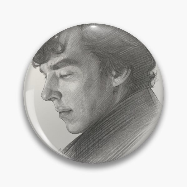 Artikelvorschau, Sherlock, Benedict Cumberbatch, Bleistiftskizze, Kunstdruck entworfen und verkauft von TendaLee.