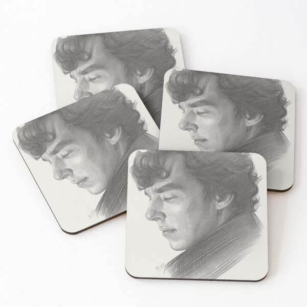 Artikelvorschau, Sherlock, Benedict Cumberbatch, Bleistiftskizze, Kunstdruck entworfen und verkauft von TendaLee.