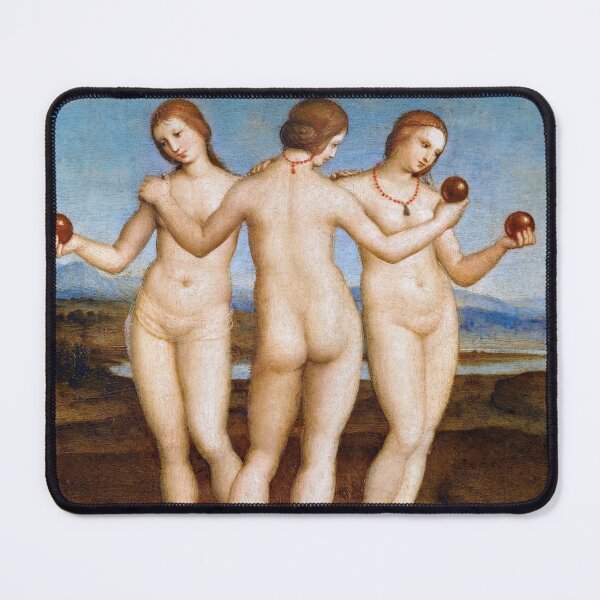 Item preview, The Three Graces by Raphael Raffaello (1504) designed and sold by fizzypoptees.