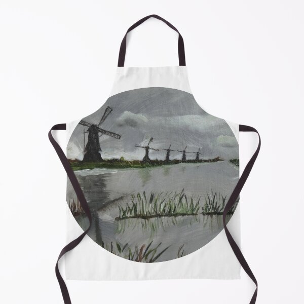 Item preview, Dutch Windmill Scenery, Holland Landscape designed and sold by DiensDesign.