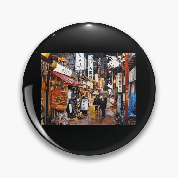 Item preview, Tokyo in the rain Poster designed and sold by petersgbbran.