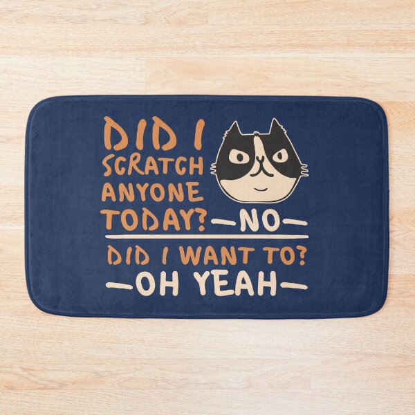 Item preview, Sarcastic Cat Did I Scratch Anyone Today? Funny Cat Lover Owner Dad Mom Gift  designed and sold by alenaz.