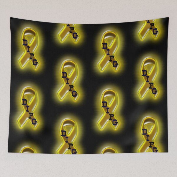 Item preview, DIPG Cancer Ribbon designed and sold by AFordhamDesigns.