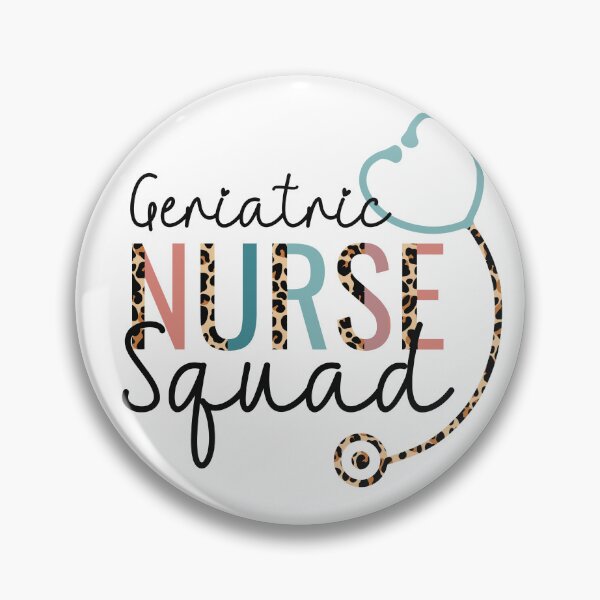 Item preview, Geriatric Nurse Squad Leopard Stethoscope Heart designed and sold by JokeGysen.