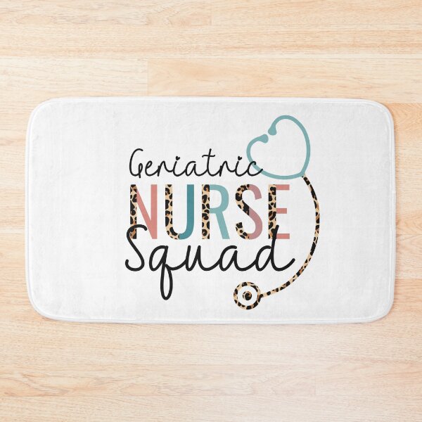 Item preview, Geriatric Nurse Squad Leopard Stethoscope Heart designed and sold by JokeGysen.