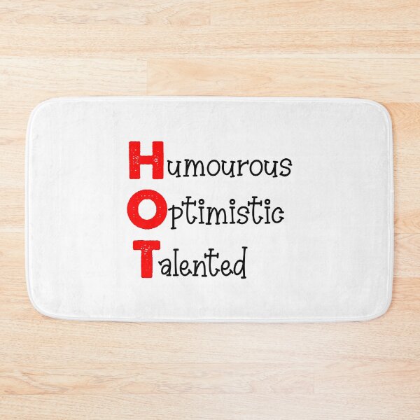 Item preview, I Am Hot Stuff, Optimistic And Talented designed and sold by SportyDogShop.