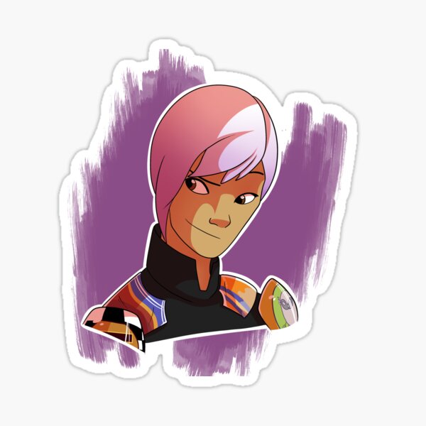 Vista previa del artículo con la obra «Sabine Wren», diseñado y vendido por Meldy-Arts.
