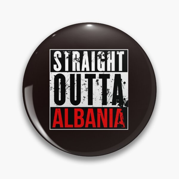 Item preview, Straight Outta Albania Proud Albanian Albania designed and sold by DesignDS.