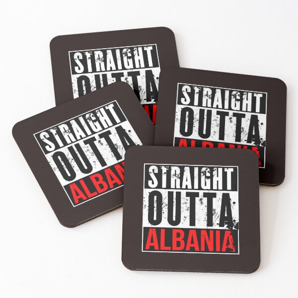 Item preview, Straight Outta Albania Proud Albanian Albania designed and sold by DesignDS.