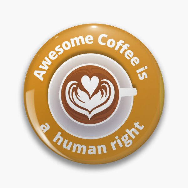 Item preview, Awesome Coffee is a human right for coffee lovers designed and sold by LGMmugsdesign.