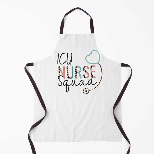 Item preview, ICU Nurse Squad Leopard Stethoscope Heart designed and sold by JokeGysen.