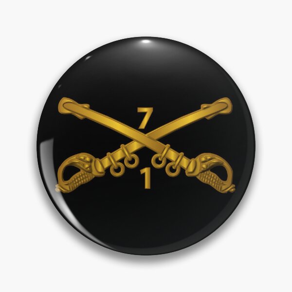 Item preview, Army - 1st Bn 7th Cavalry Branch wo Txt designed and sold by Military Insignia Products.