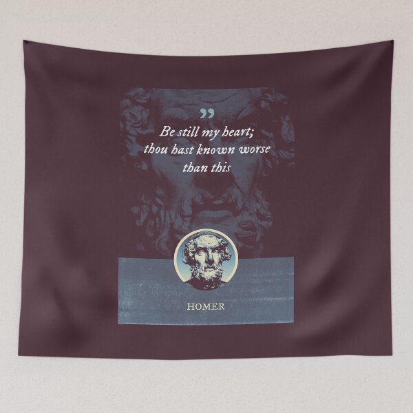 Item preview, Homer - Be still my heart; thou hast known worse than this designed and sold by Syahrasi.