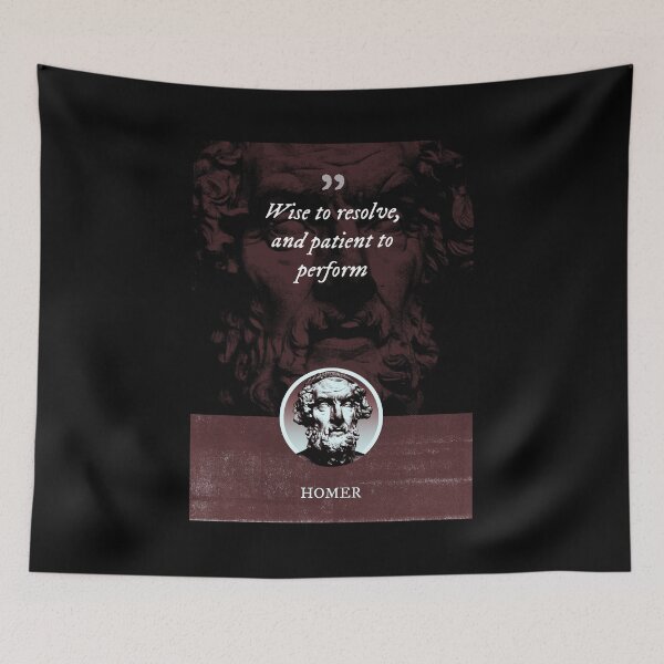 Item preview, Homero - Sabio para resolver y paciente para realizar designed and sold by Syahrasi.
