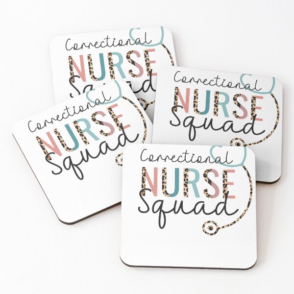 Item preview, Jail Correctional Nurse Squad Leopard Stethoscope Heart designed and sold by JokeGysen.