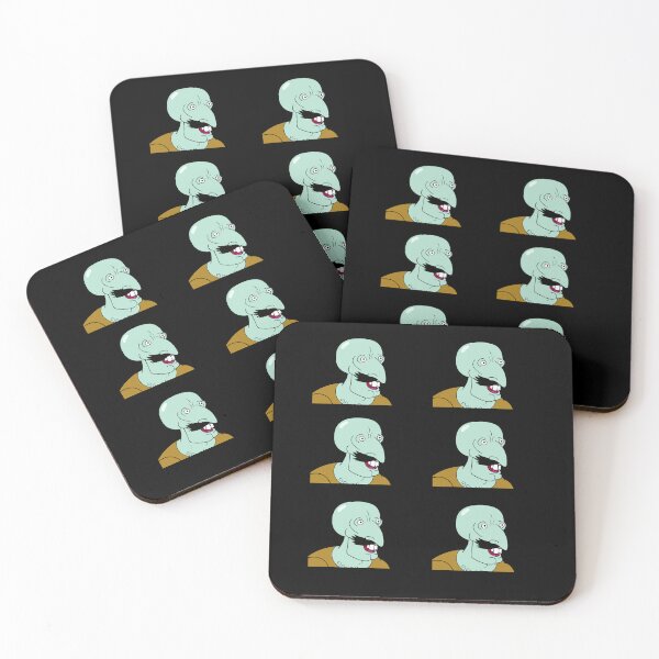 Item preview, Handsome Squidward Pack of Stickers Nigel Thornberry style designed and sold by Mezocrurth.