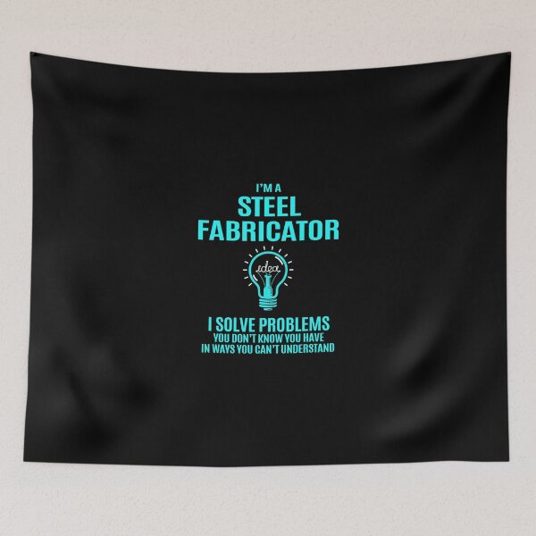 Item preview, Steel Fabricator T Shirt - I Solve Problems Gift Item Tee designed and sold by miraschroe.