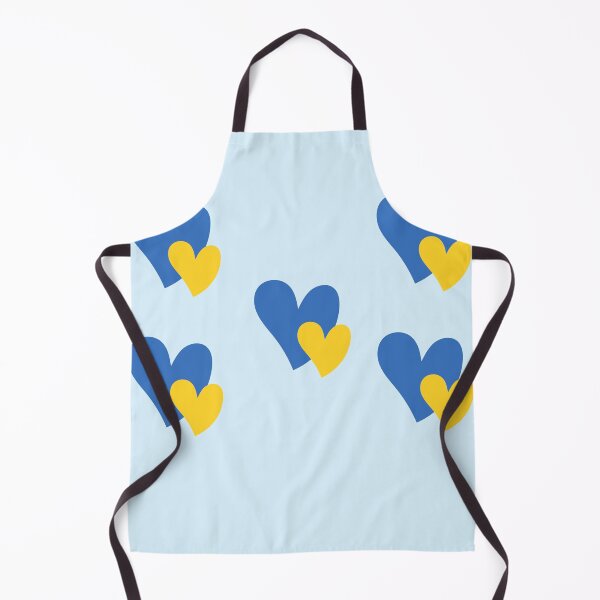 Item preview, Ukrainian flag color hearts designed and sold by FairyOfCherries.