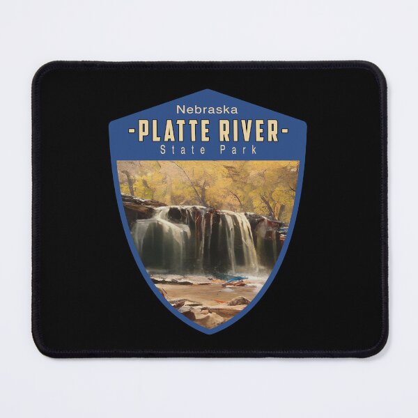 Item preview, Midwest Travel Nebraska Huskers Platte River State Park Nebraska designed and sold by CattlettArt.