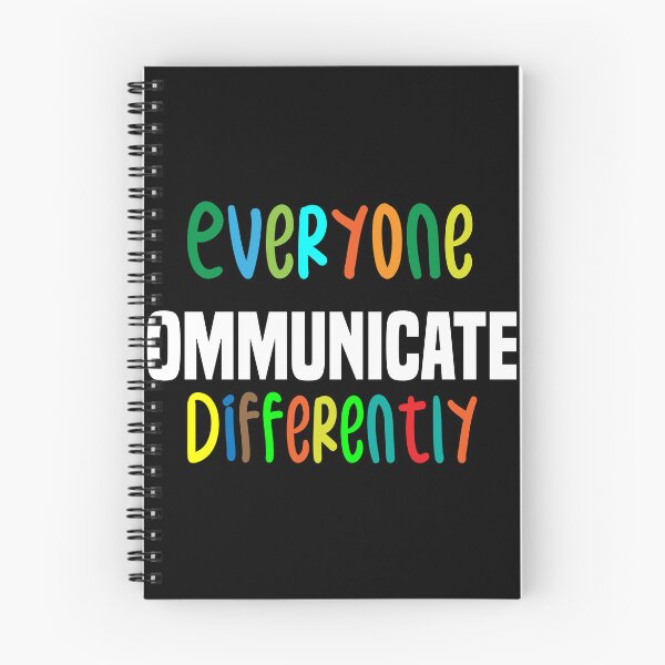 Item preview,  Everyone Communicates Differently Neurodiversity Is Beautiful designed and sold by ZOUBAH.