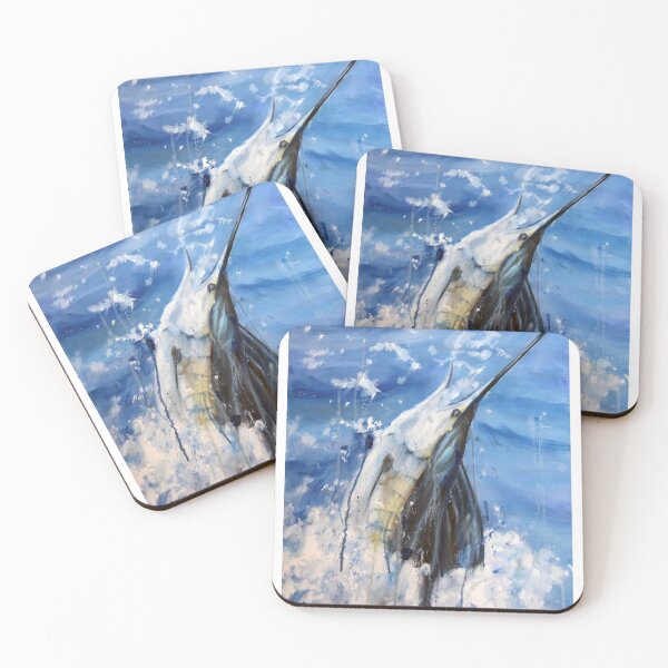 Item preview, Blue Marlin drawing art work  designed and sold by Live  Today.