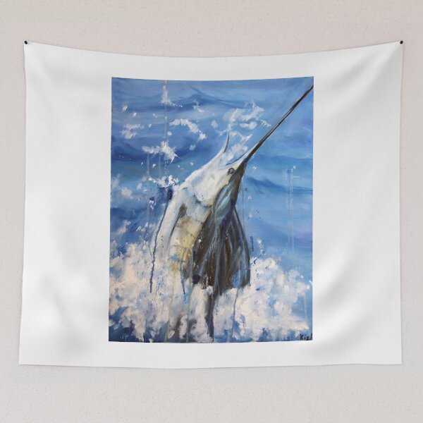 Item preview, Blue Marlin drawing art work  designed and sold by Live  Today.