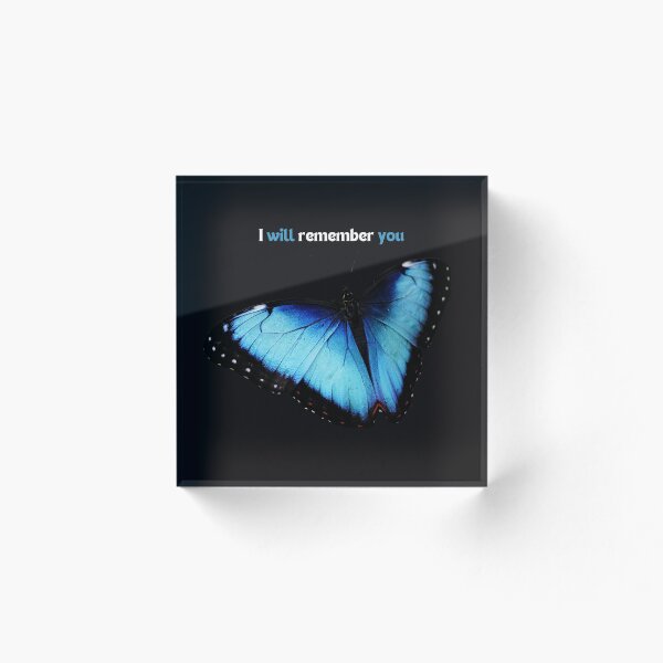 Item preview, I will remember you designed and sold by Indesigning.