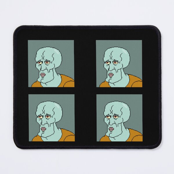 Item preview, Handsome Squidward Pack of Stickers pixelated effect designed and sold by Mezocrurth.