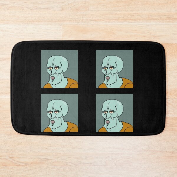 Item preview, Handsome Squidward Pack of Stickers pixelated effect designed and sold by Mezocrurth.