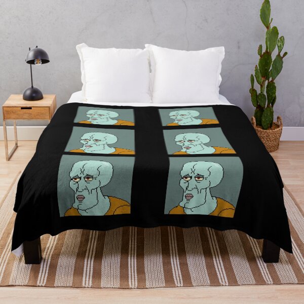 Item preview, Handsome Squidward Pack of Stickers pixelated effect designed and sold by Mezocrurth.