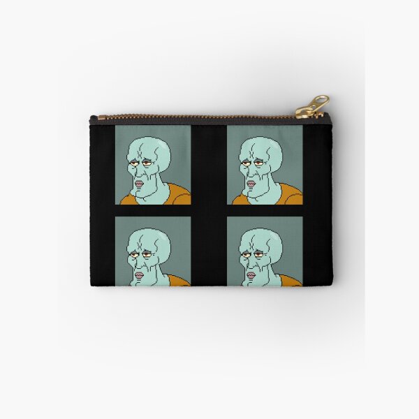 Item preview, Handsome Squidward Pack of Stickers pixelated effect designed and sold by Mezocrurth.