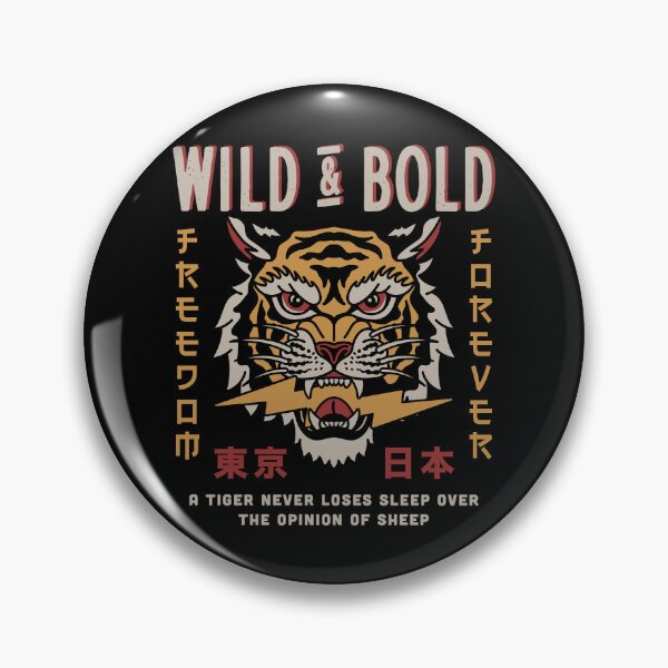 Item preview, Wild Tiger Head  designed and sold by Ermedas Studio.