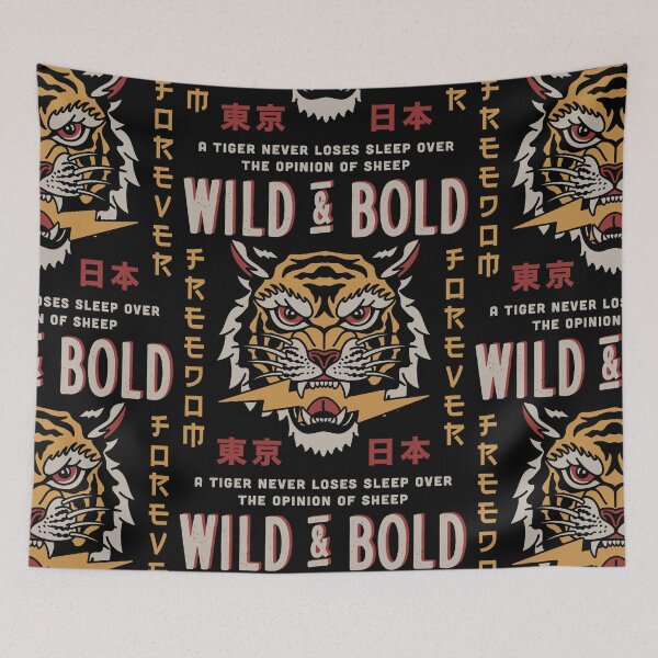 Item preview, Wild Tiger Head  designed and sold by Ermedas Studio.