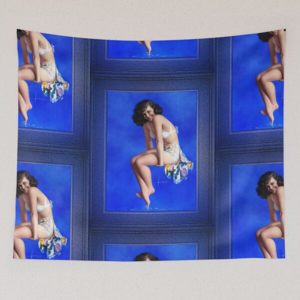 Item preview, The Water's Great by Rolf Armstrong Remastered Vintage Art Xzendor7 Reproductions designed and sold by Xzendor7 Digital Art Creations.