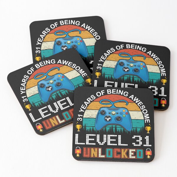 Item preview, 31 Years Of Being Awesome Level 31 Unlocked Gamer designed and sold by PansyBoyd.