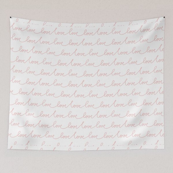 Item preview, Love Cursive Pattern designed and sold by ZestyFruit.
