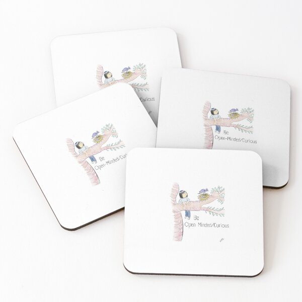 Item preview, "Be Open- Minded/ Curious" quote  designed and sold by Ann Van Eron.