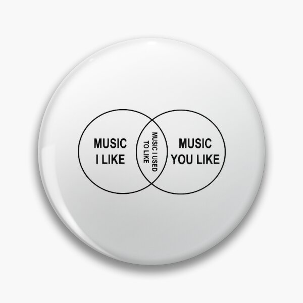 Item preview, Venn Diagram. Music I like designed and sold by AnderMiliteo.