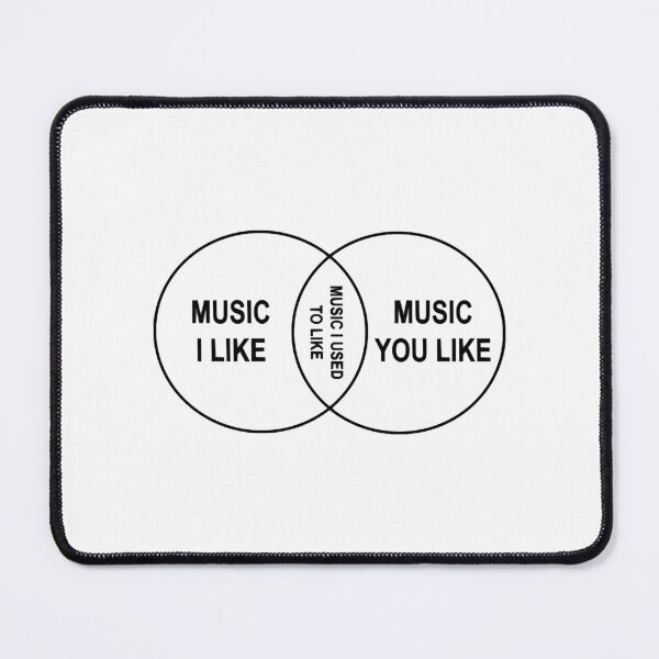 Item preview, Venn Diagram. Music I like designed and sold by AnderMiliteo.