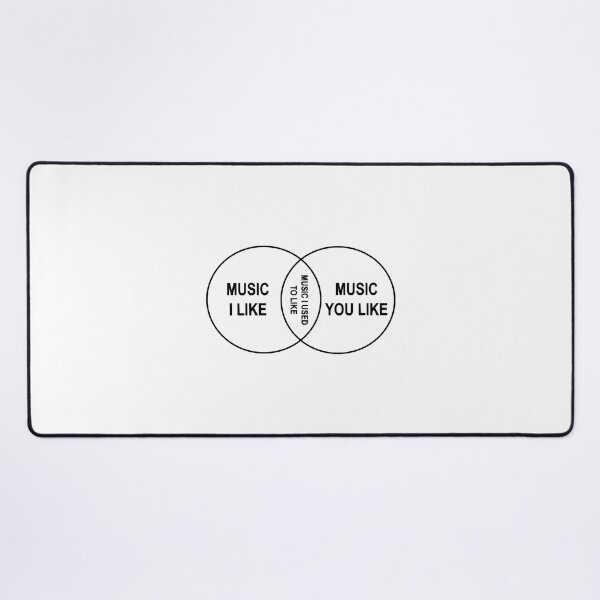 Item preview, Venn Diagram. Music I like designed and sold by AnderMiliteo.