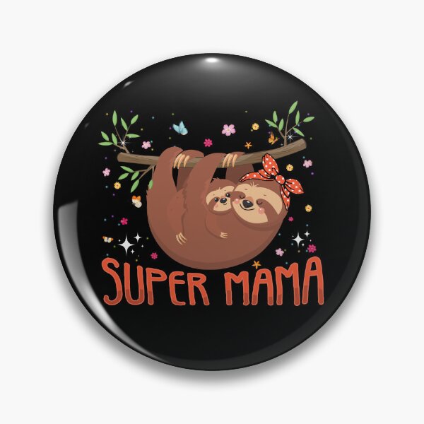Artikelvorschau, Super Mama Mama und Baby Faultier Muttertag entworfen und verkauft von Stephen-Rotter.