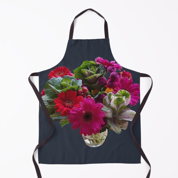 Item preview, Cool Color Flower Arrangement in Vase on Dark Blue Square designed and sold by ellenhenry.