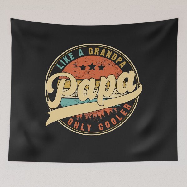 Item preview, Papa like a Grandpa only cooler Vintage Retro designed and sold by DahlilaJo.
