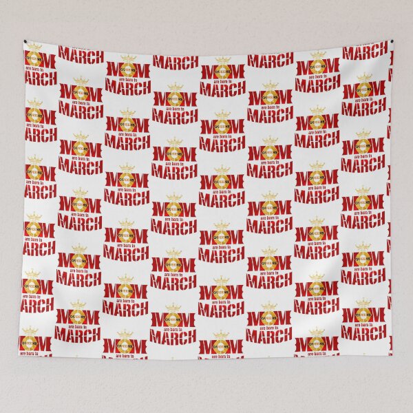 Item preview, Mom mother Queens are born in	 march shirt designed and sold by bestdesign4u.