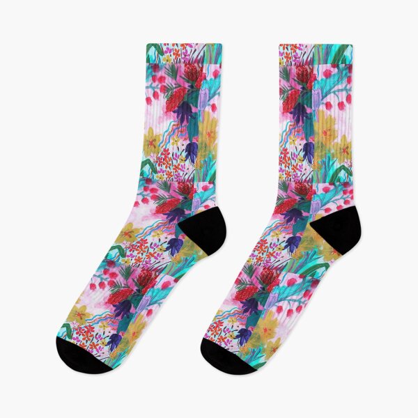 Item preview, Abstract Colorful Botanical Artwork designed and sold by Dream Bloom Gallery.