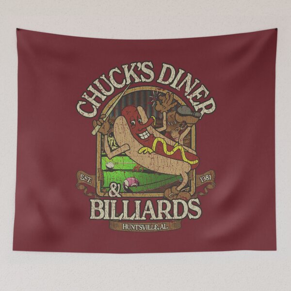 Item preview, Chucks Diner & Billiards 1981 designed and sold by AstroZombie6669.