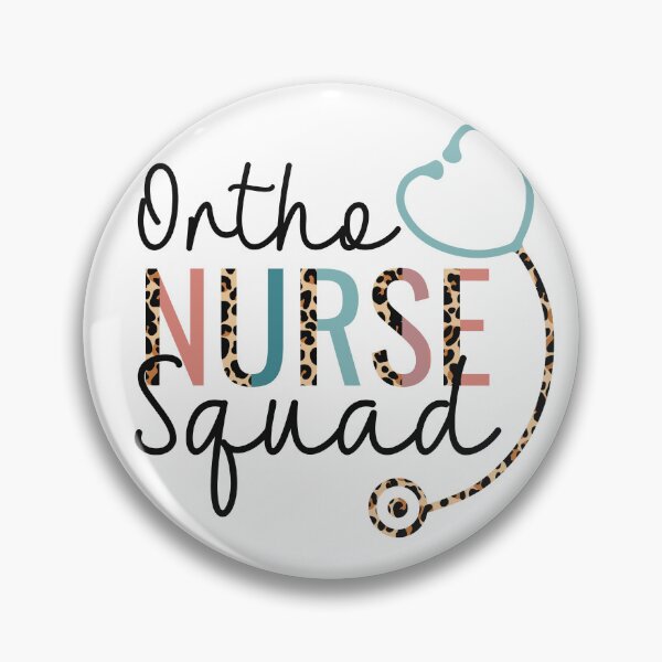 Item preview, Ortho Nurse Squad Leopard Stethoscope Heart designed and sold by JokeGysen.